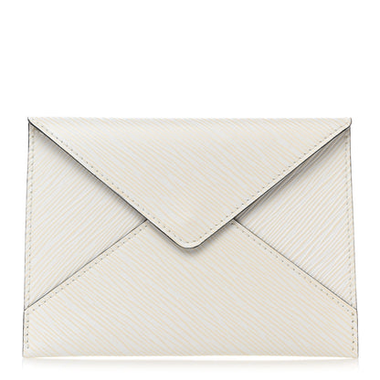 Louis Vuitton Epi Invitation Envelope Clutch White 1 of 5