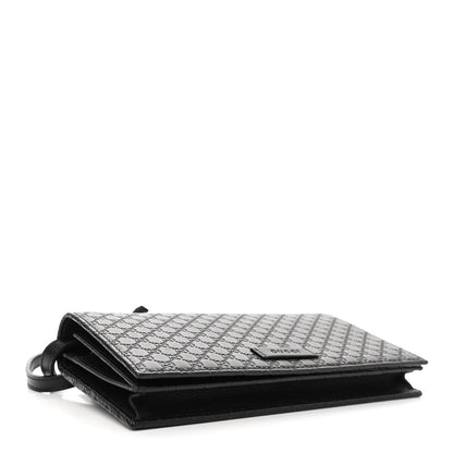 Gucci Microguccissima Crossbody Wallet Black 3 of 9