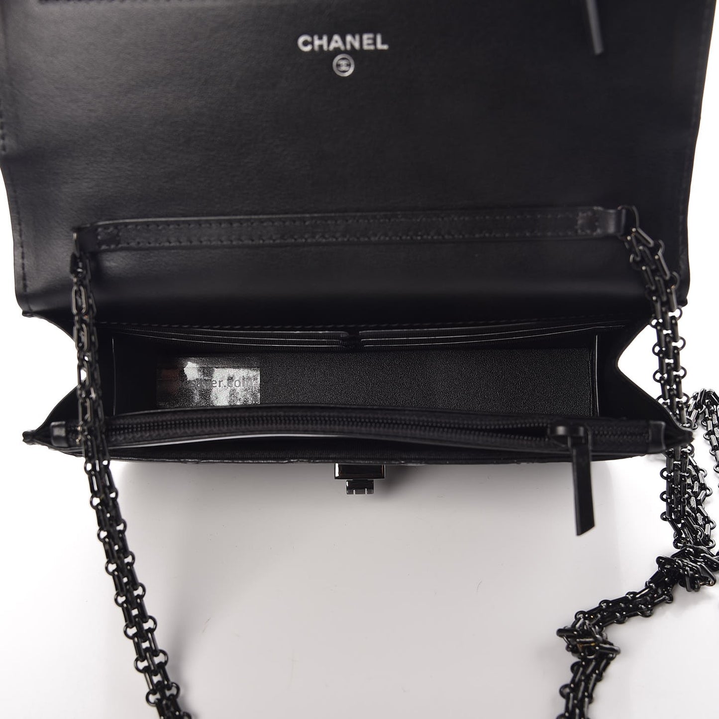 Aged Calfskin Quilted Reissue Wallet On Chain WOC So Black