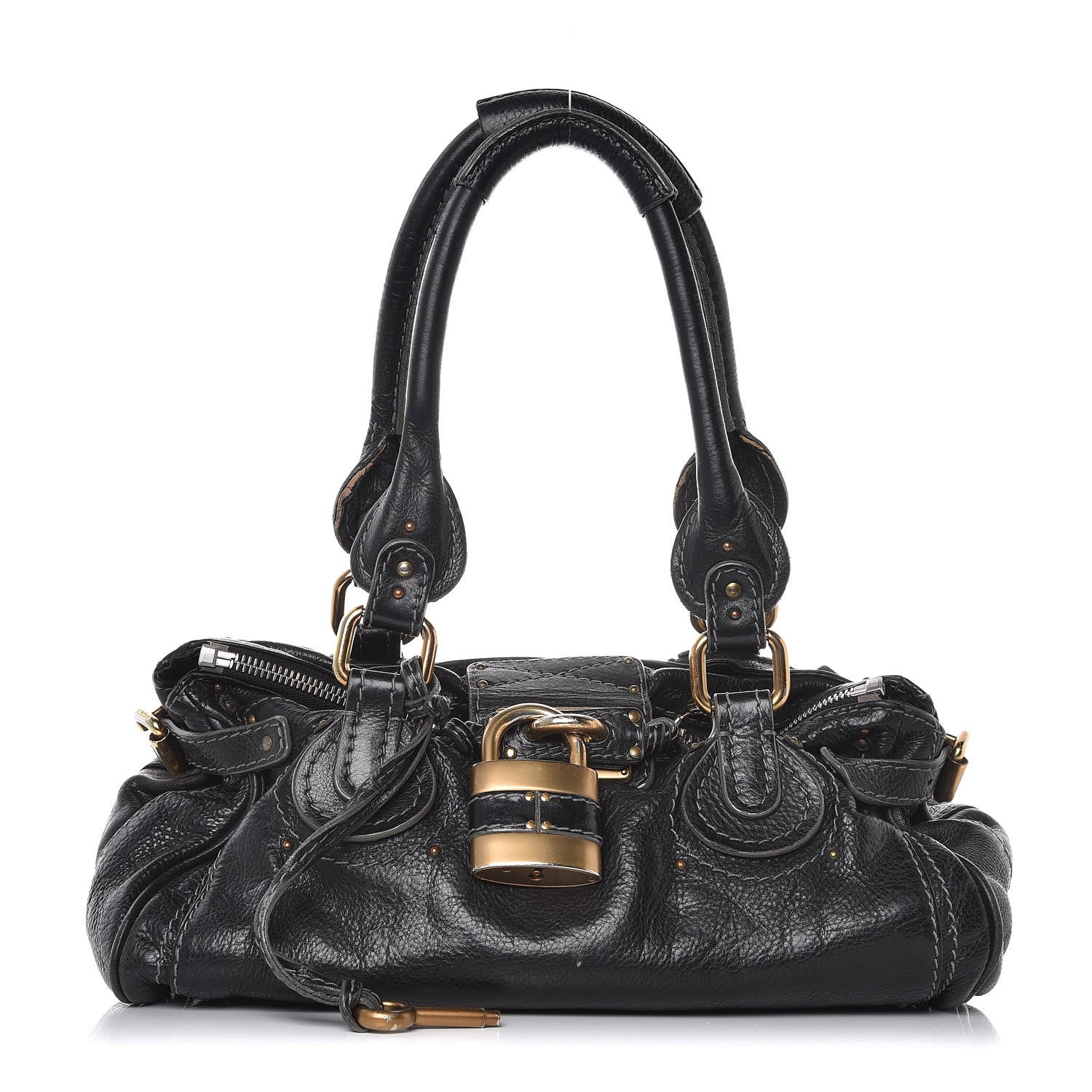 Chloe Calfskin Medium Paddington Satchel Black 1 of 18