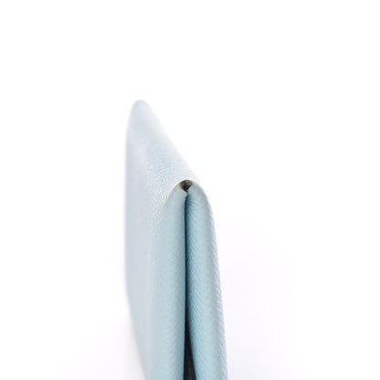 Hermes Epsom Calvi Card Case Bleu Zephyr 8 of 11