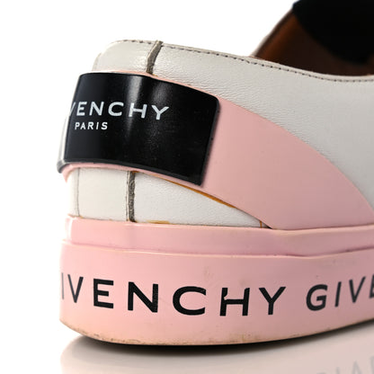 Givenchy Canvas Logo Tennis Light Low Top Sneakers 37 White Pink 10 of 14