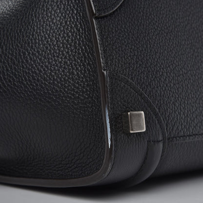 Celine Drummed Calfskin Micro Luggage Black 8 of 10