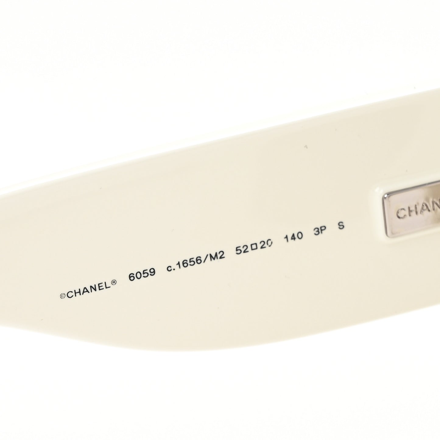 Acetate Square Sunglasses 6059 Black White