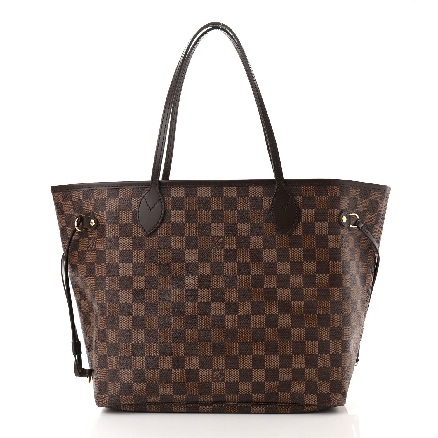 Louis Vuitton Damier Ebene Neo Neverfull MM Rose Ballerine 3 of 11