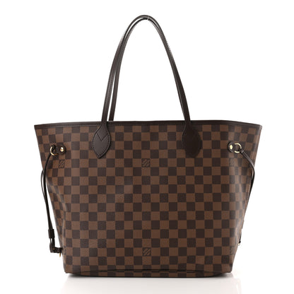 Louis Vuitton Damier Ebene Neo Neverfull MM Rose Ballerine 3 of 11