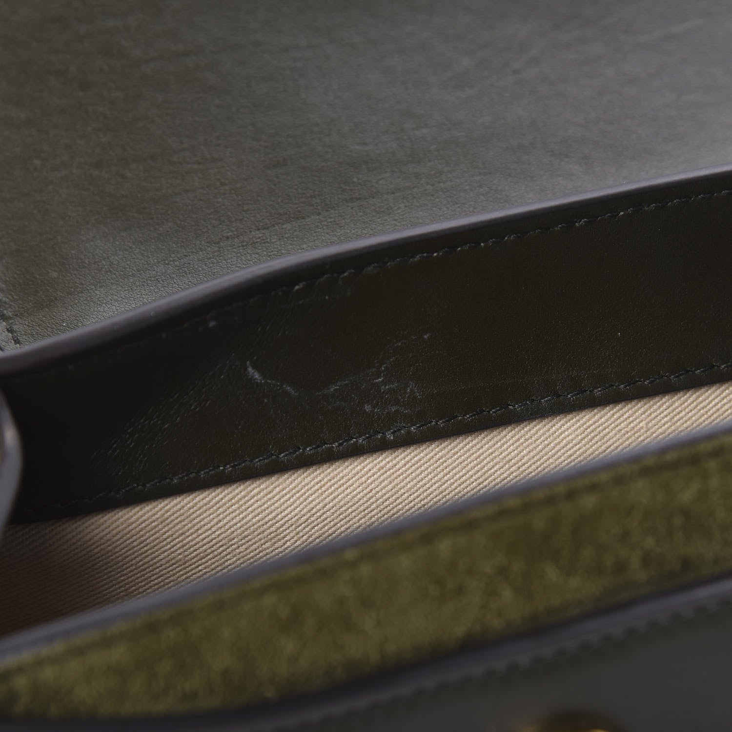 Chloe Calfskin Suede Small Tess Bag Deep Forest 8 of 13