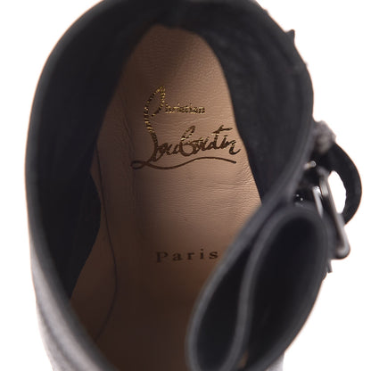 Christian Louboutin Calfskin Cavalitta 100 Ankle Boots 38.5 Black 6 of 8