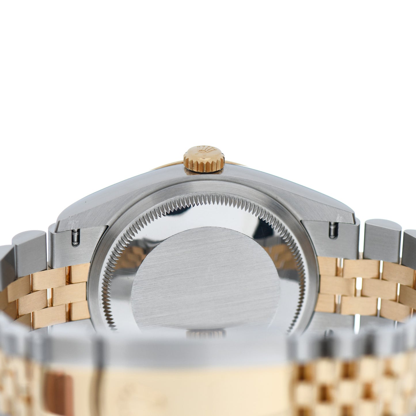 Stainless Steel 18K Yellow Gold 36mm Oyster Perpetual Datejust Watch White Roman 126233