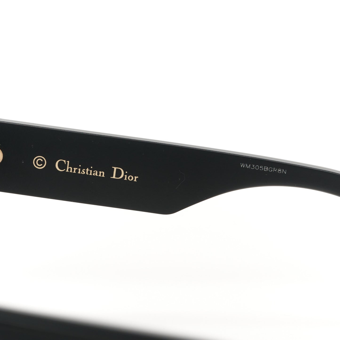 Acetate DiorID2 Sunglasses Black