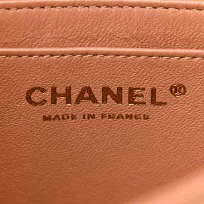 Chanel Lambskin Quilted Mini Square Flap Brown 6 of 9