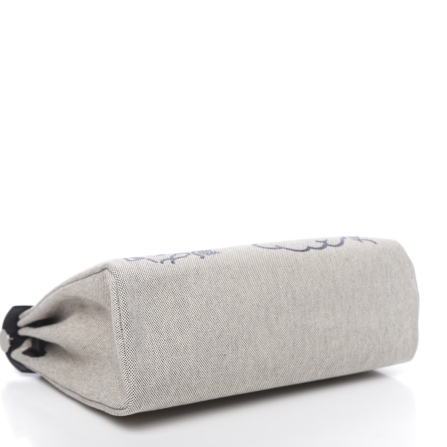 Hermes Vache Hunter Toile H Pegase Pop Herbag Zip Retourne 31 PM Bleu Indigo Ecru Black 5 of 11