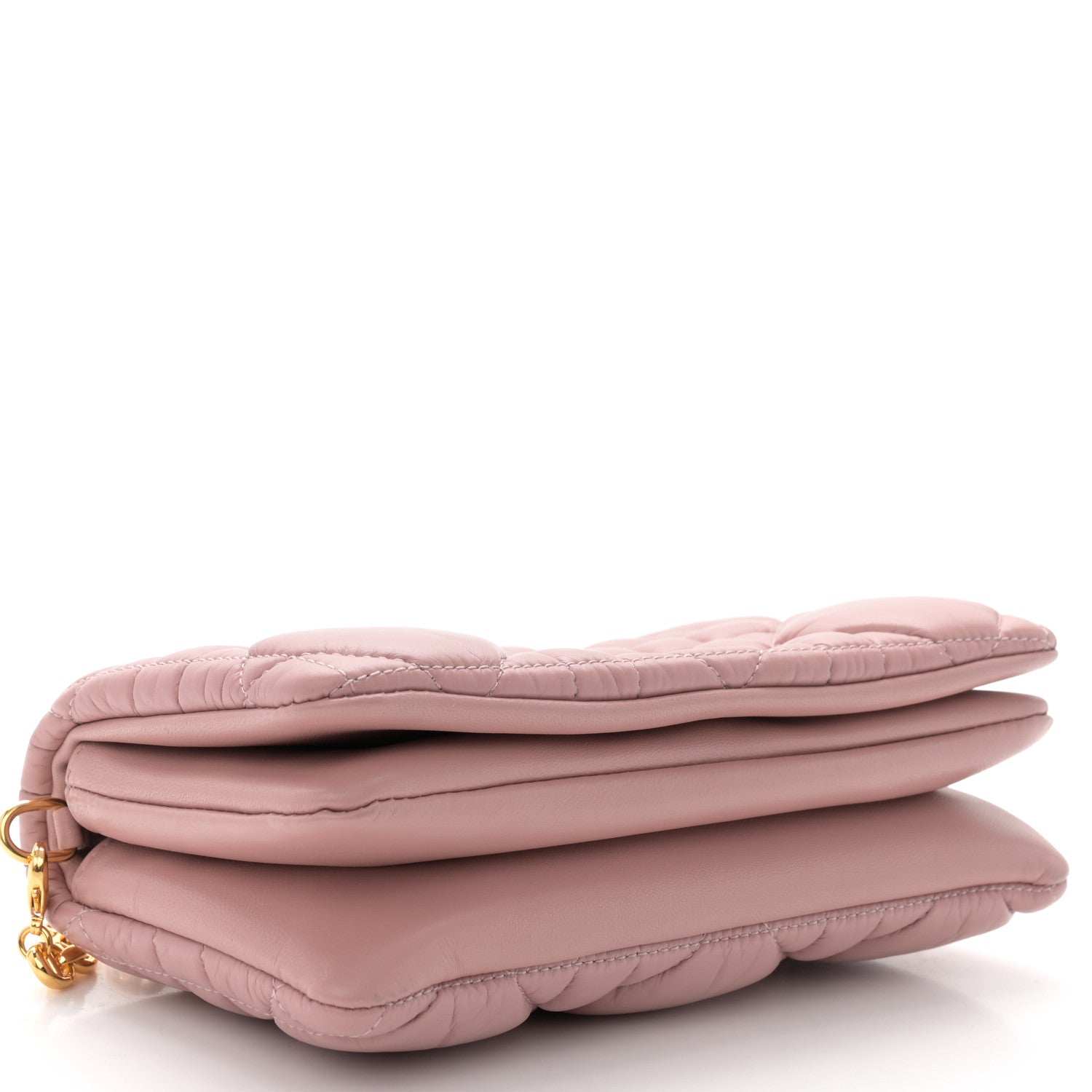 Christian Dior Calfskin Macrocannage Mini Caro Bag Old Rose 4 of 10