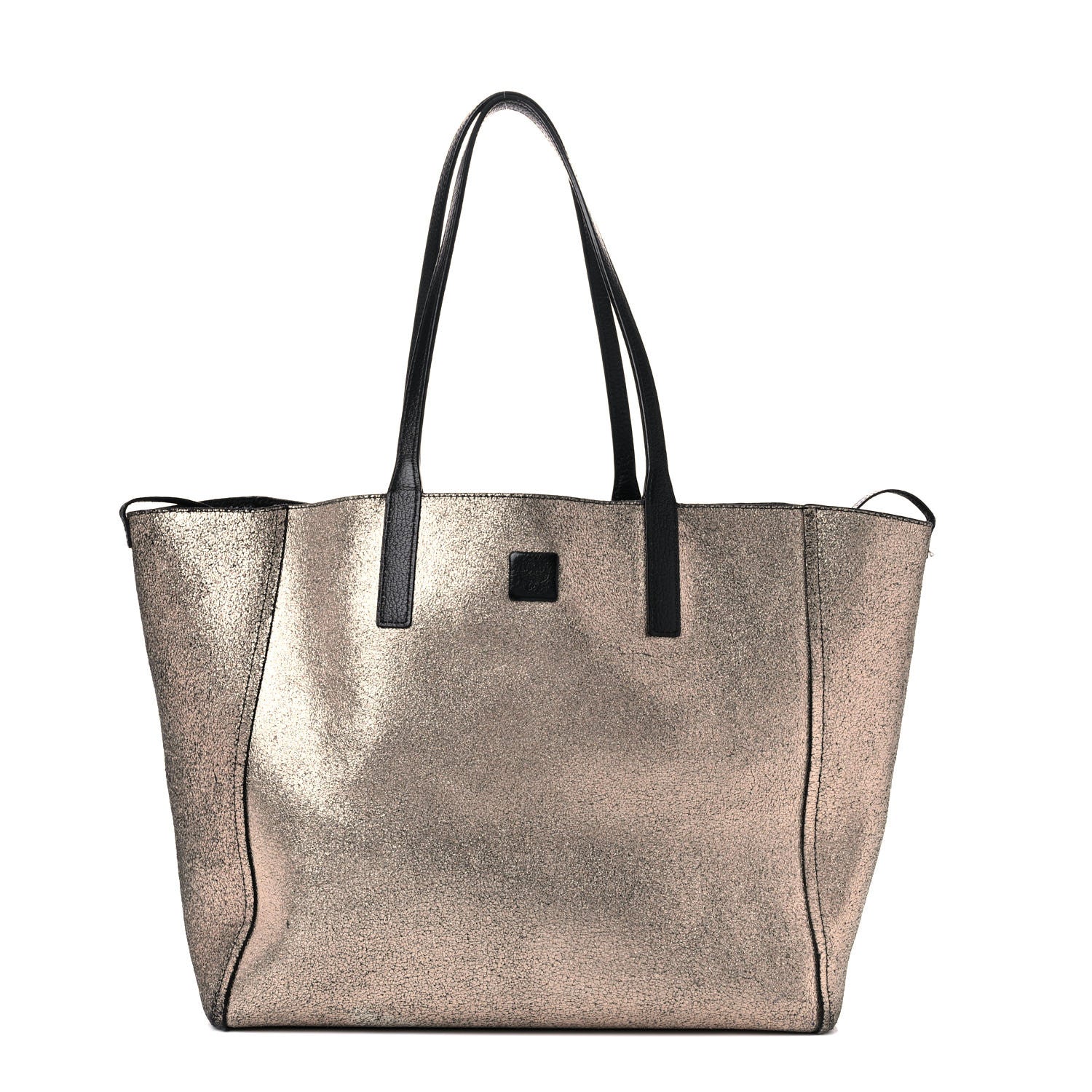 MCM Grained Calfskin Medium Reversible Wandel Tote Black 2 of 29