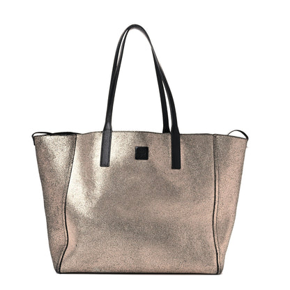 MCM Grained Calfskin Medium Reversible Wandel Tote Black 2 of 29