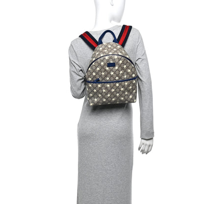 Gucci GG Supreme Monogram Stars Childrens Backpack Beige Ebony Yellow Royal 2 of 12