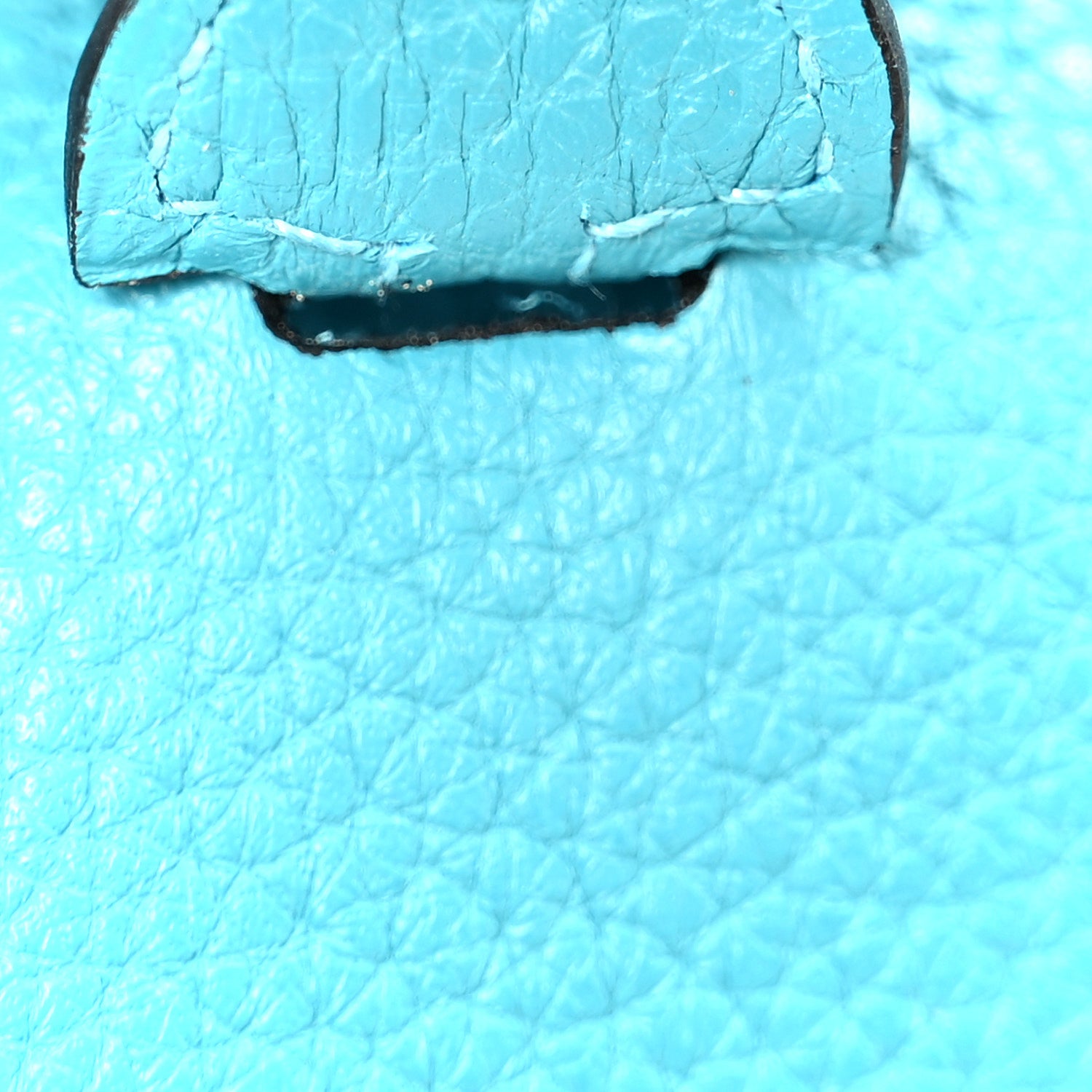 Hermes Taurillon Clemence Amazone Evelyne TPM Turquoise Colvert 7 of 11