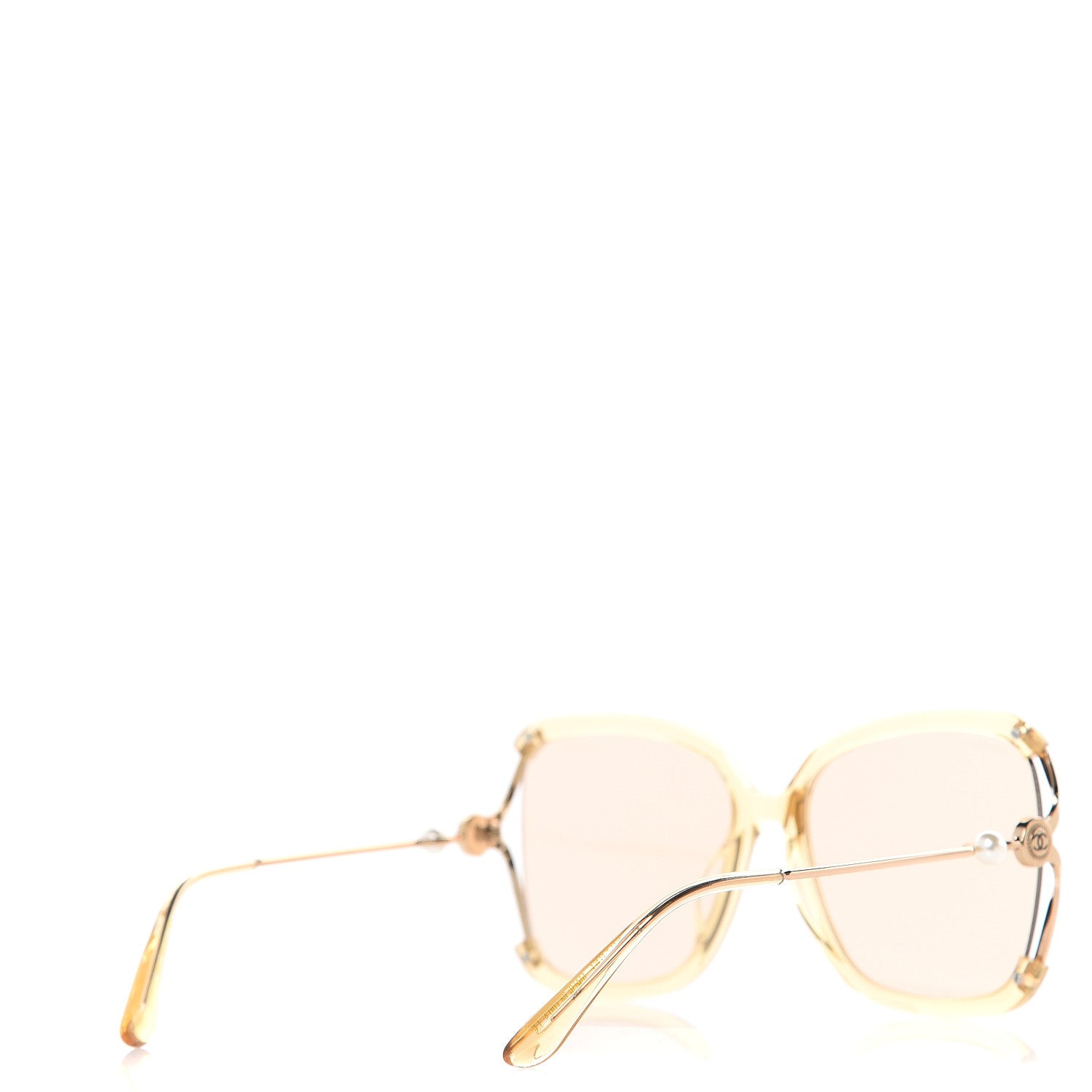 Chanel Pearl Square CH4275 Sunglasses Gold 4 of 8