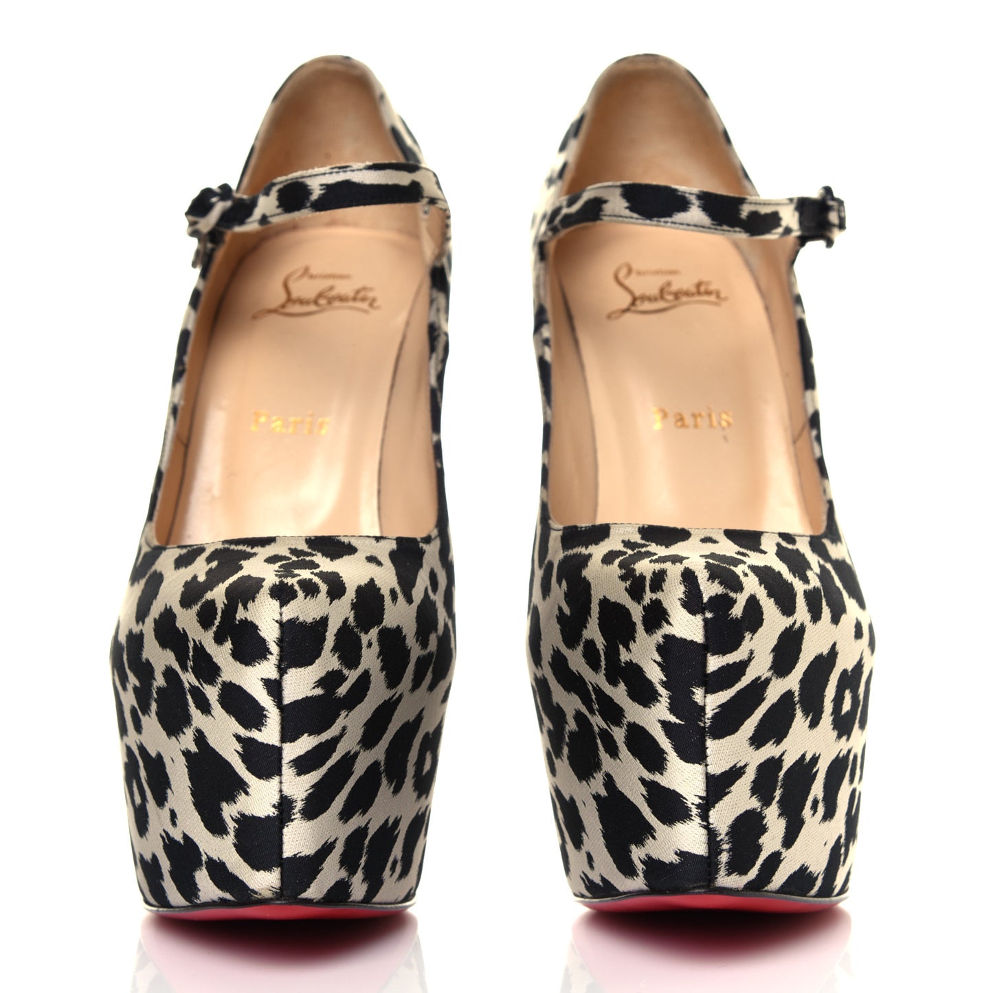 Tissu Leopardino Lady Daf 160 Pumps 39 Black White