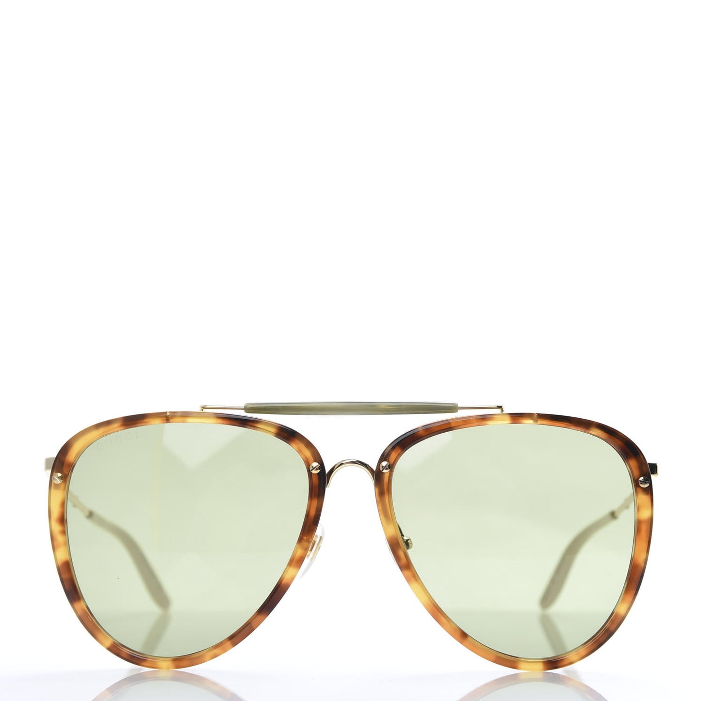 Aviator Sunglasses Tortoise GG0672S Havana