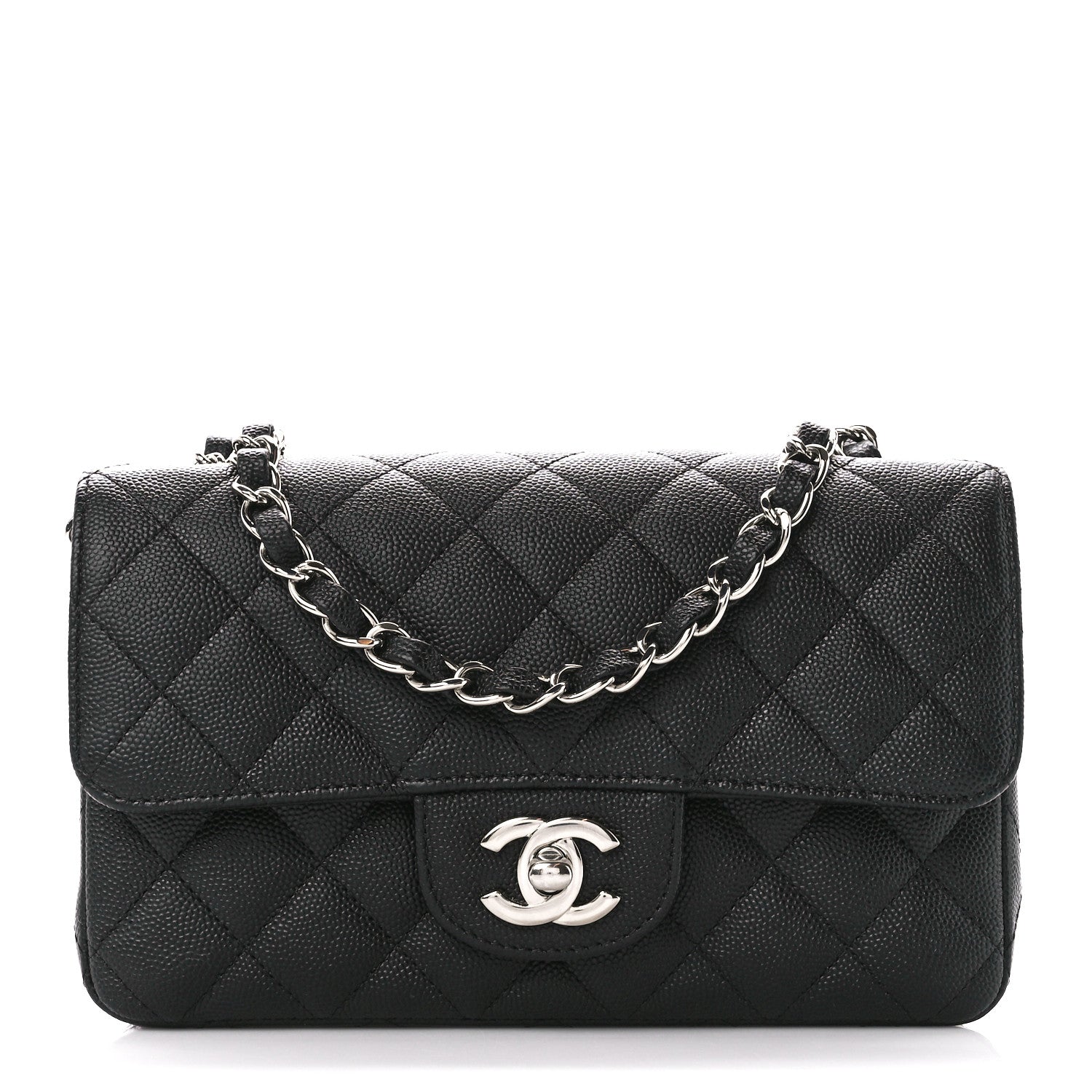 Chanel Caviar Quilted Mini Rectangular Flap Black 1 of 12