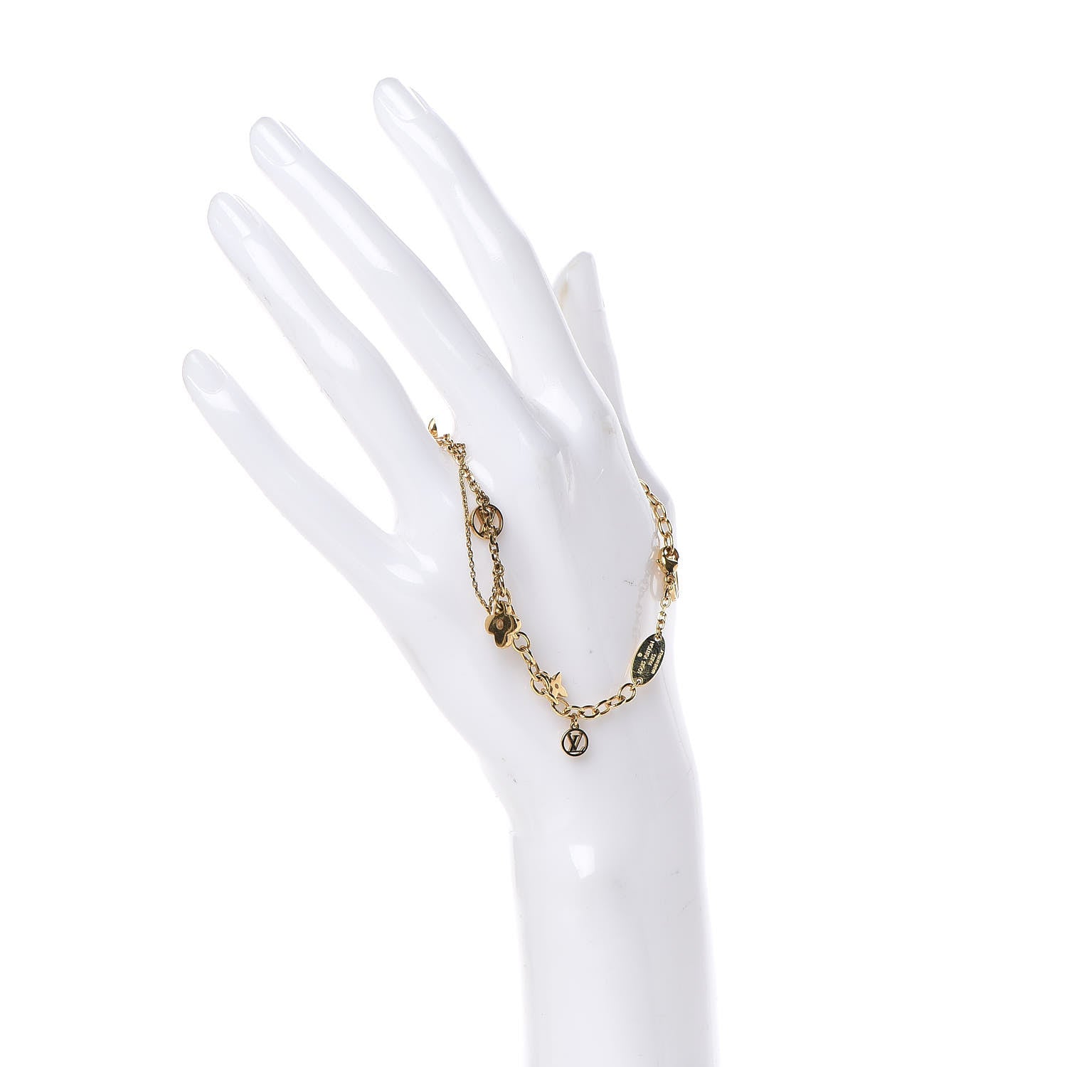 Louis Vuitton Metal Monogram Blooming Supple Bracelet 2 of 6