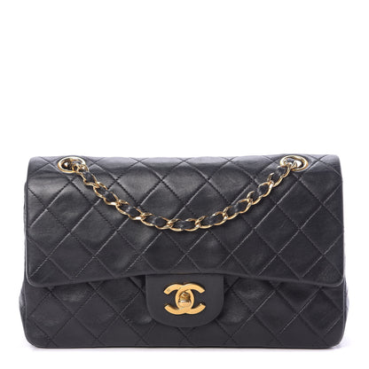 Chanel Lambskin Quilted Small Double Flap Black 1 of 17