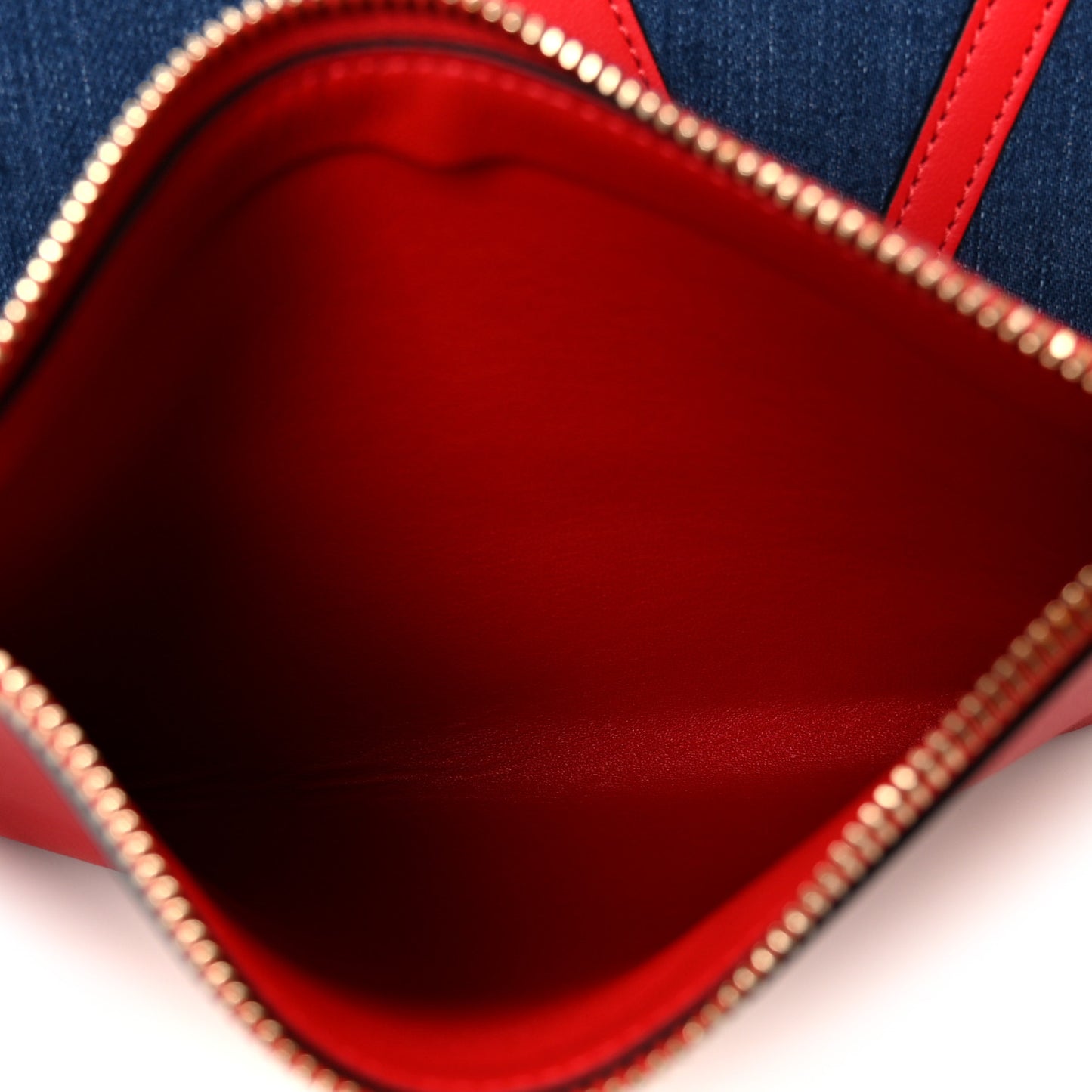 Denim Small Escape Tote Blue Red