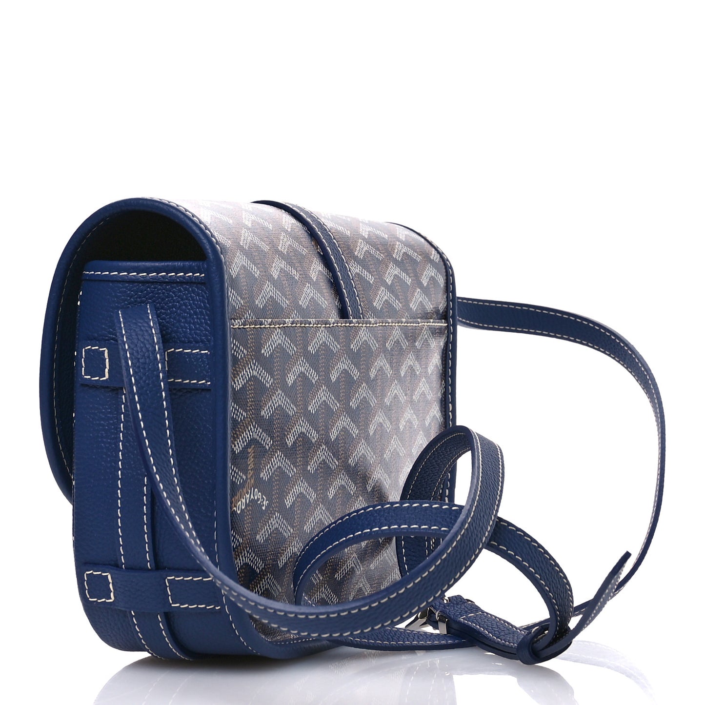 Goyardine Belvedere II PM Messenger Bag Navy