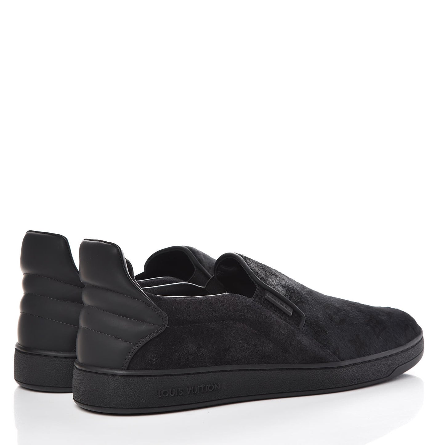 Pony Hair Frontrow Slip On Sneakers 8 Anthracite