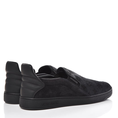 Louis Vuitton Pony Hair Frontrow Slip On Sneakers 8 Anthracite 4 of 9