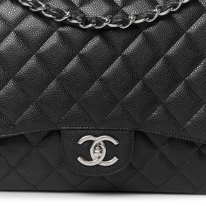 Chanel Caviar Quilted Maxi Double Flap Black 9 of 11