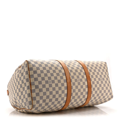 Louis Vuitton Damier Azur Keepall 50 3 of 9