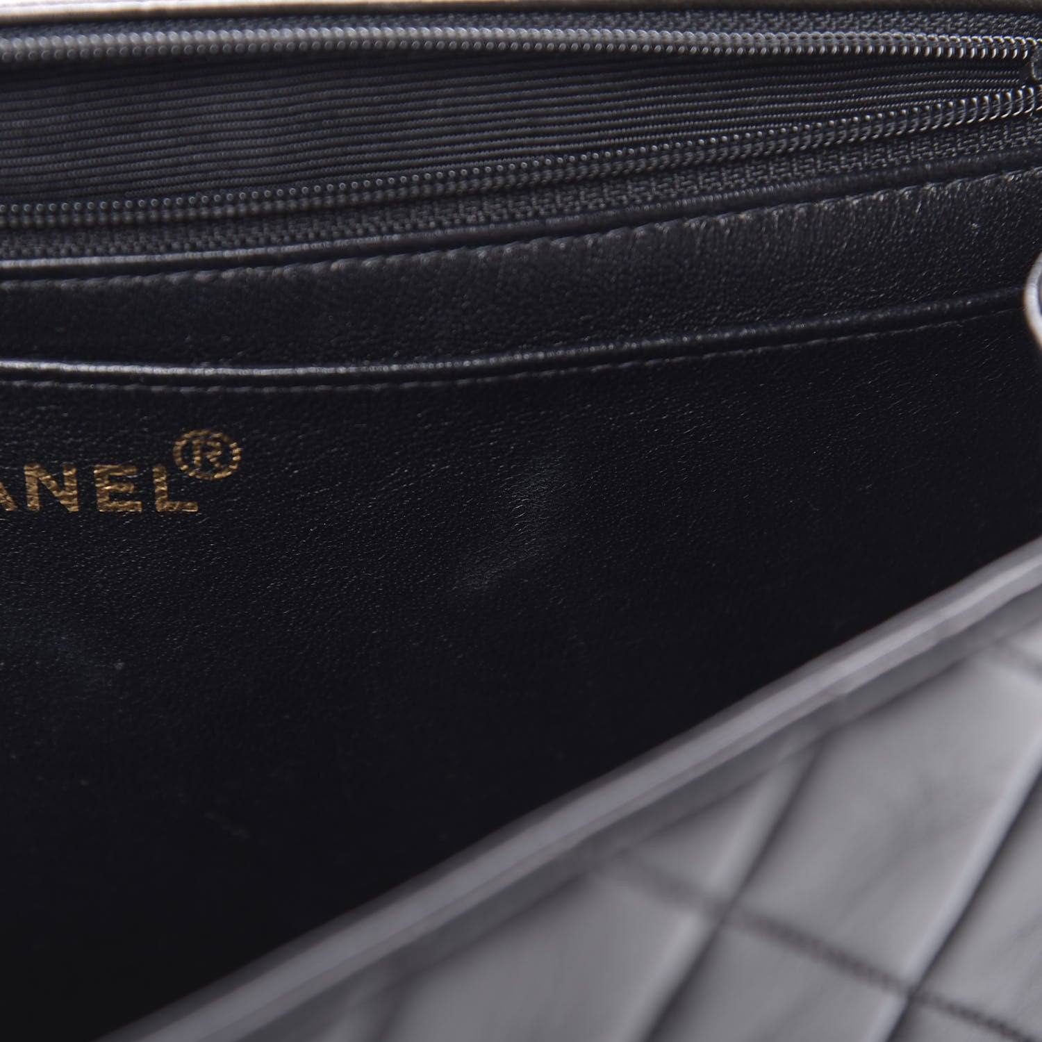 Chanel Lambskin Quilted Jumbo Kelly Flap Bag Black 15 of 22