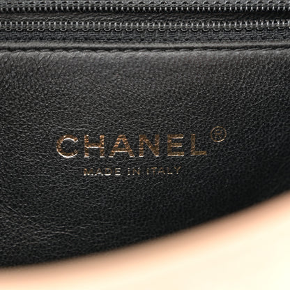 Chanel Caviar Quilted Small CC Filigree Flap Beige Black 6 of 11