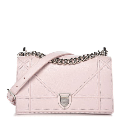 Christian Dior Grained Calfskin Small Diorama Flap Bag Pink 1 of 13