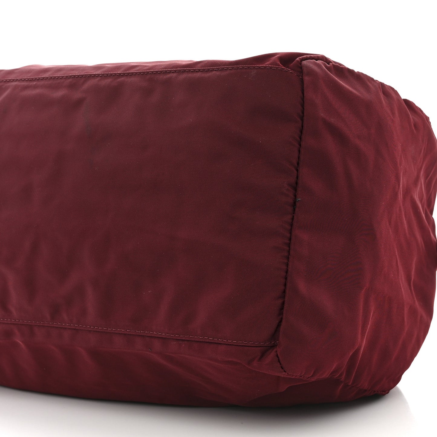Tessuto Nylon Duffel Granato