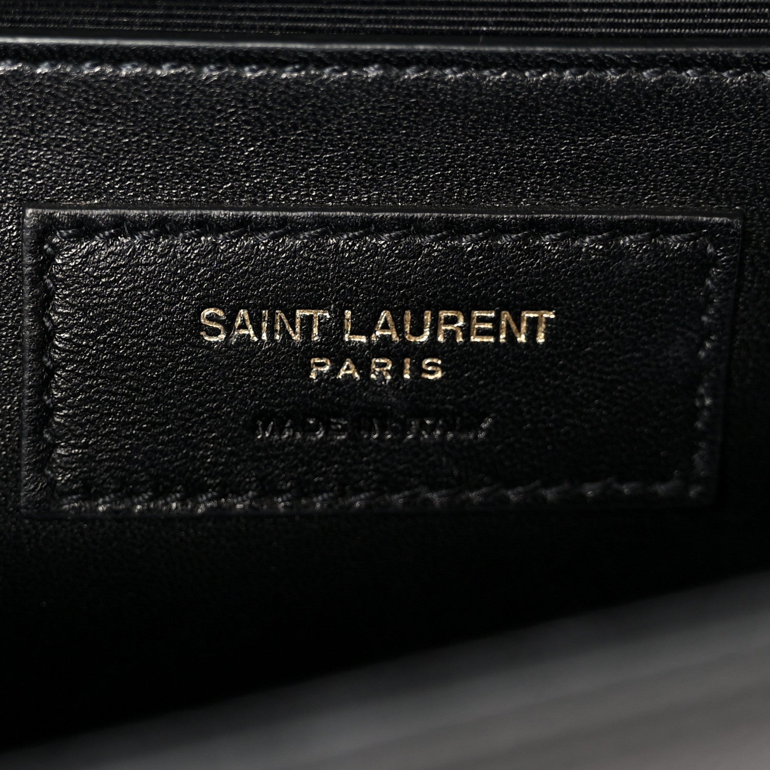 Saint Laurent Grain De Poudre Medium Classic Monogram Kate Satchel Black Black 7 of 11