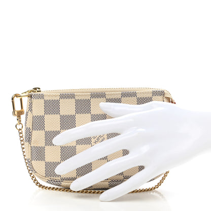 Louis Vuitton Damier Azur Mini Pochette Accessories 2 of 8