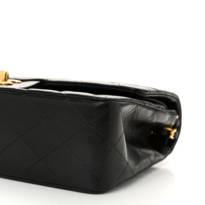 Chanel Lambskin Quilted Medium Double Flap Black 10 of 11