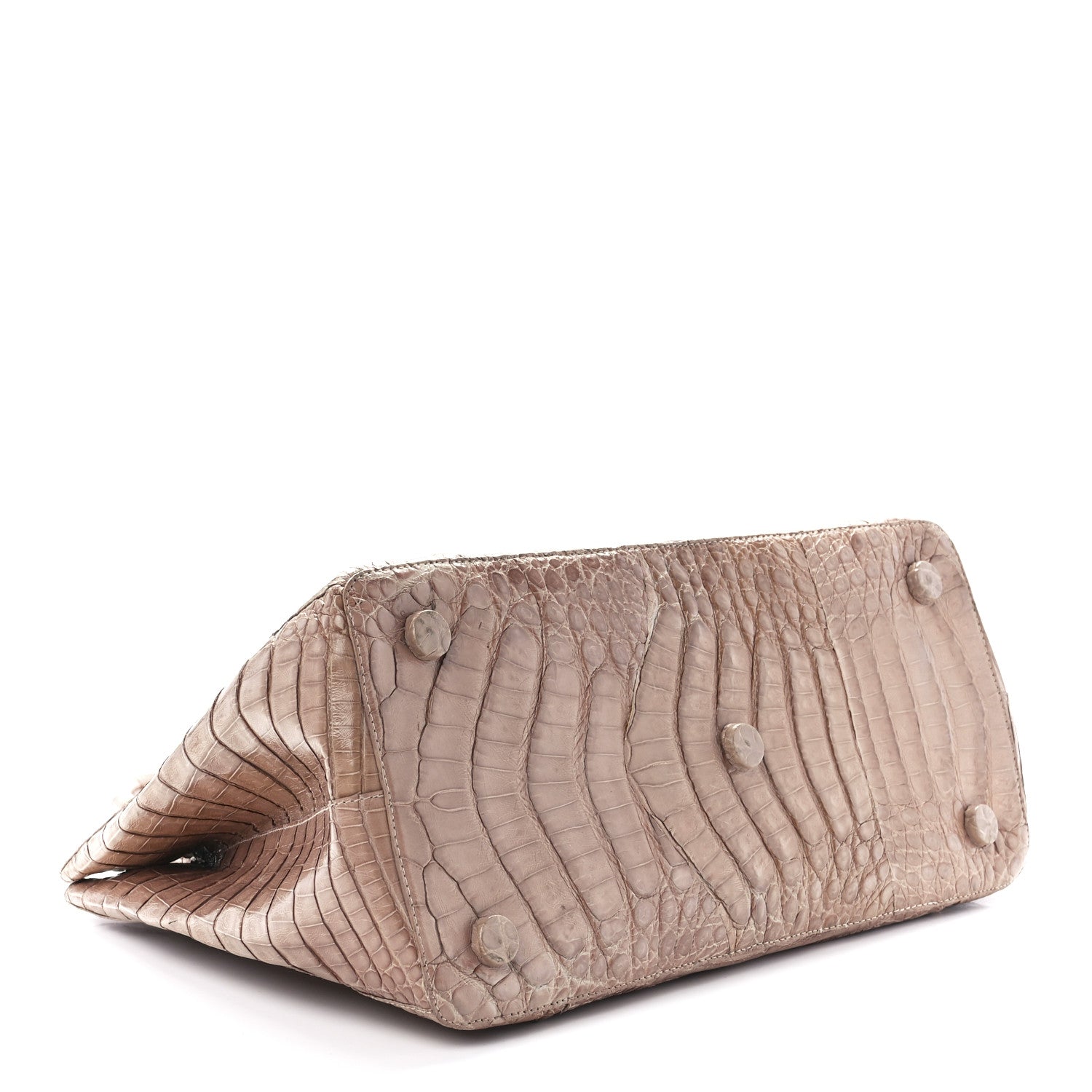 Nancy Gonzalez Crocodile Top Handle Shoulder Bag Brown 4 of 11