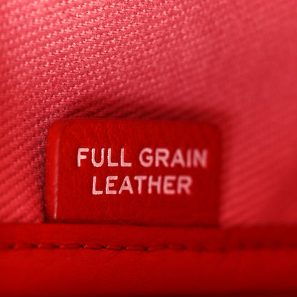 Marc Jacobs Grained Calfskin Small The Tote Bag Red 7 of 11