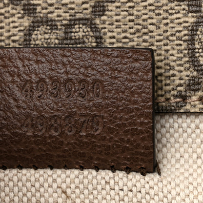 Gucci GG Supreme Monogram Neo Vintage Web Belt Bag Brown 7 of 11