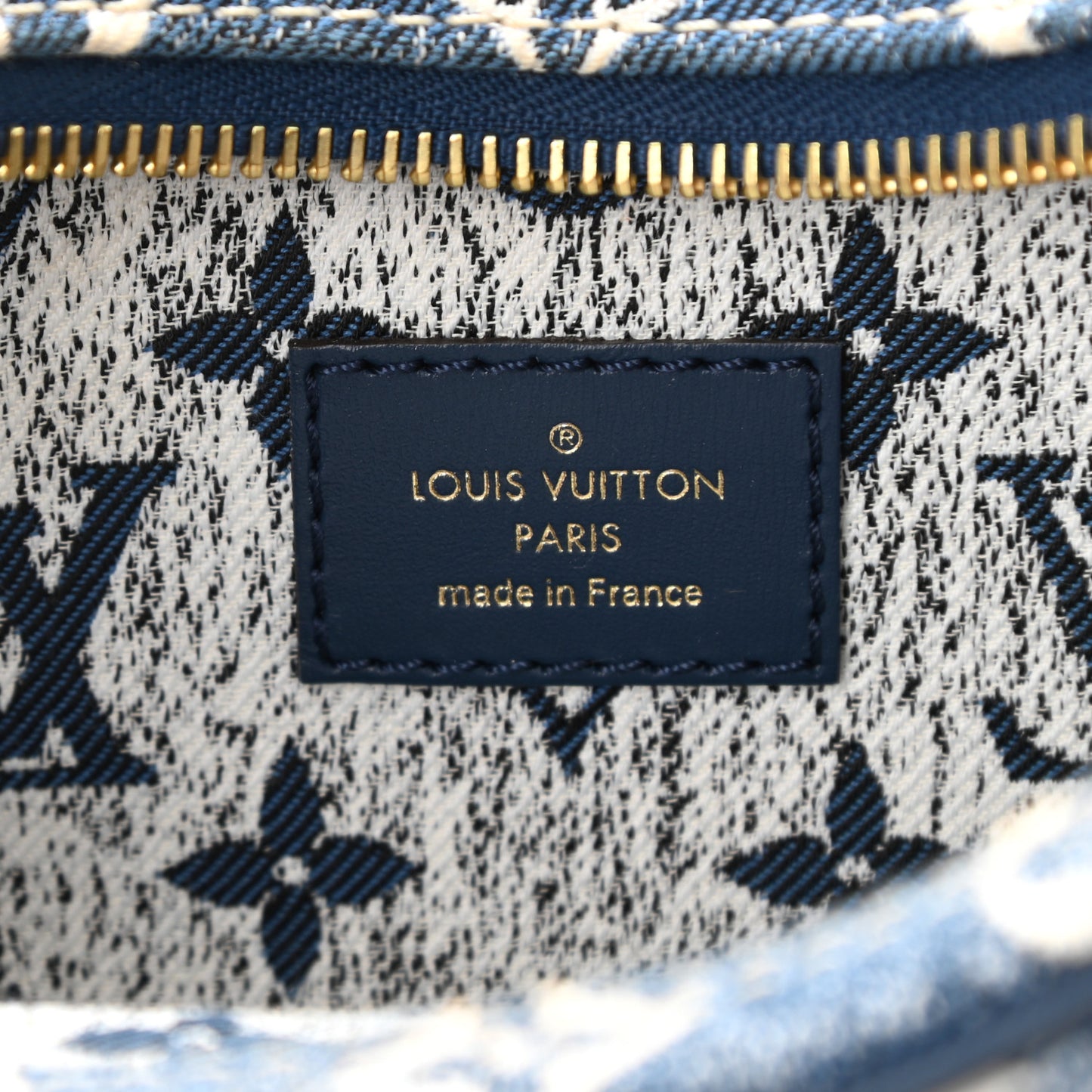 Monogram Jacquard Denim Loop Bleu