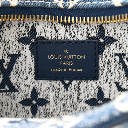 Louis Vuitton Monogram Jacquard Denim Loop Bleu 6 of 7