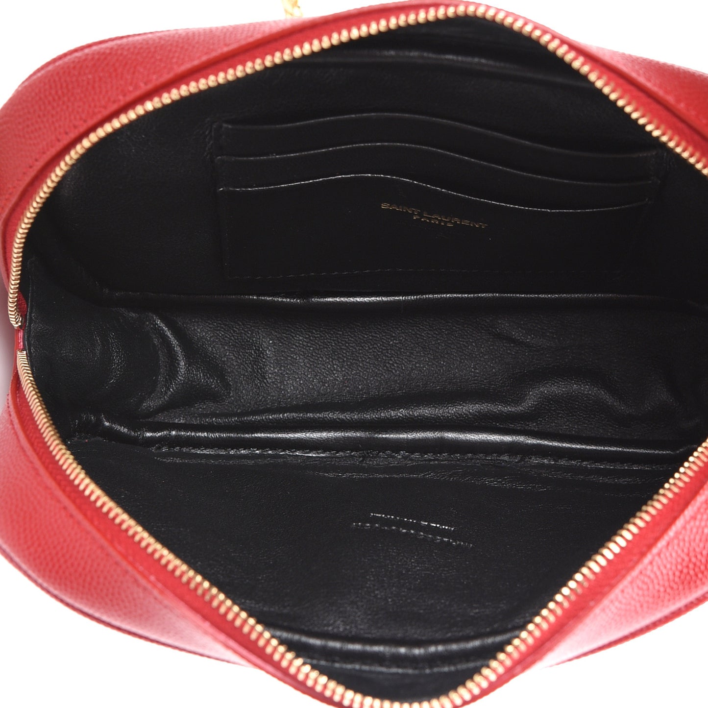 Grain De Poudre Matelasse Monogram Mini Lou Camera Bag Eros Red