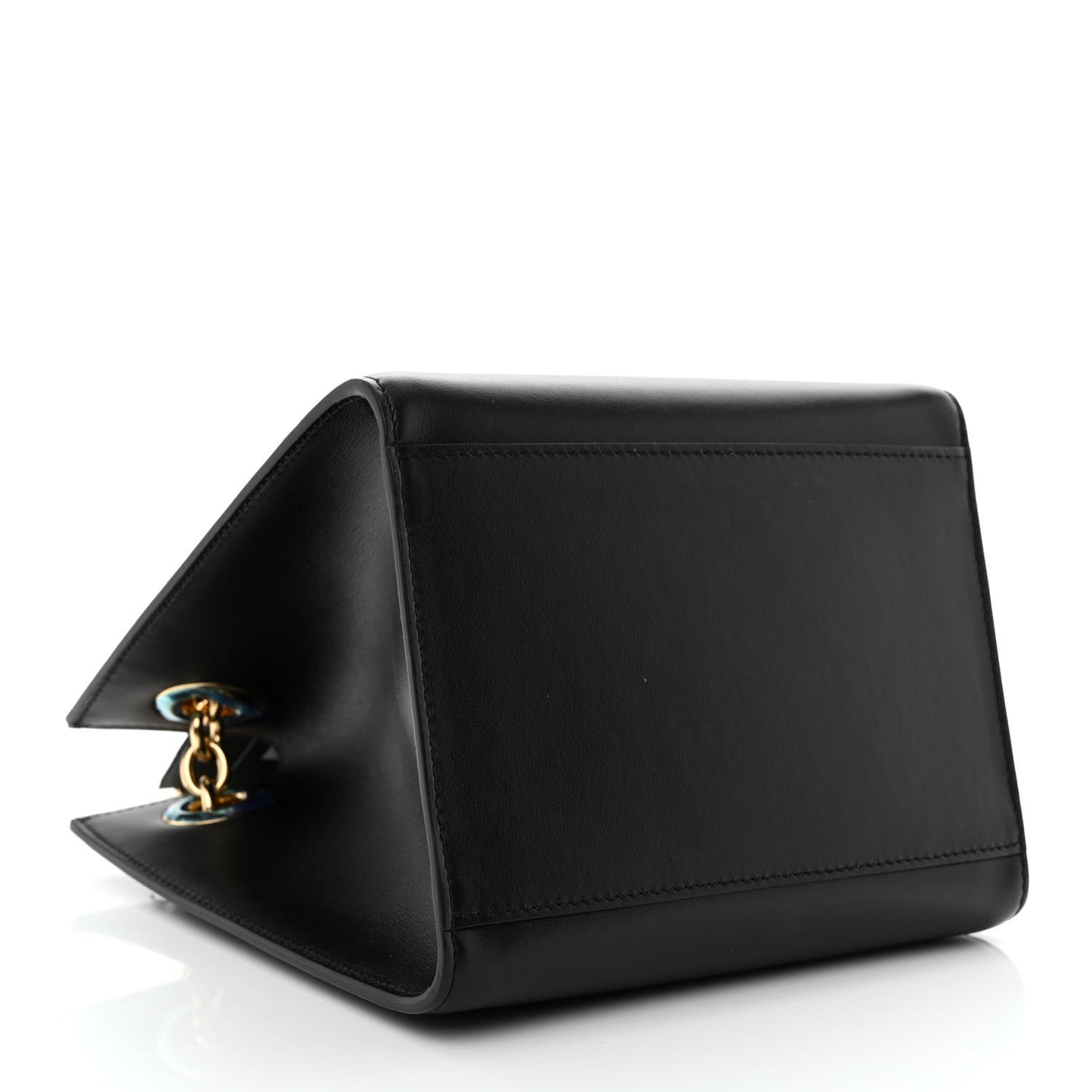 Calfskin DG Logo 3.5 Small Shoulder Bag Black