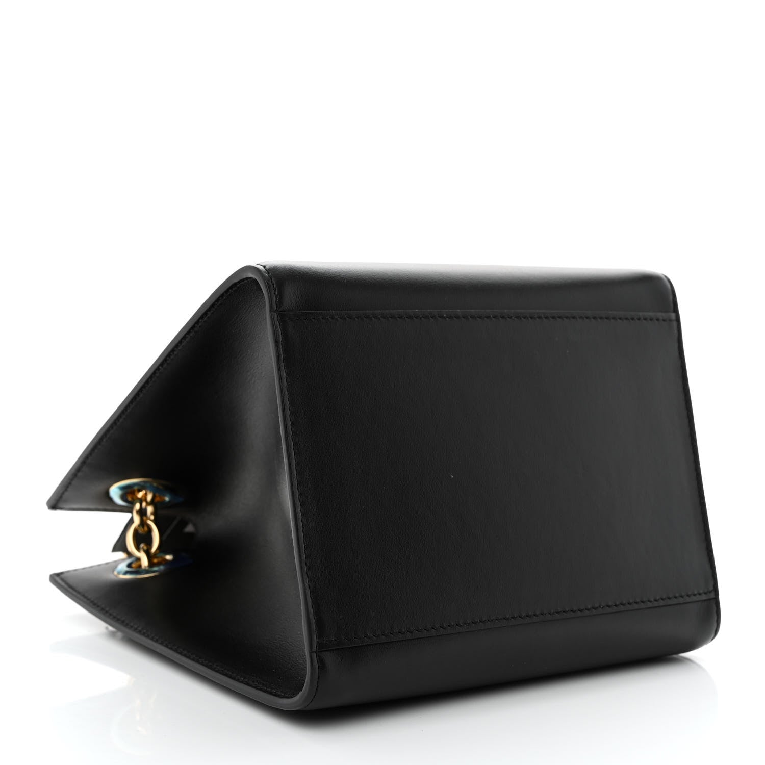 Dolce & Gabbana Calfskin DG Logo 3.5 Small Shoulder Bag Black 4 of 9