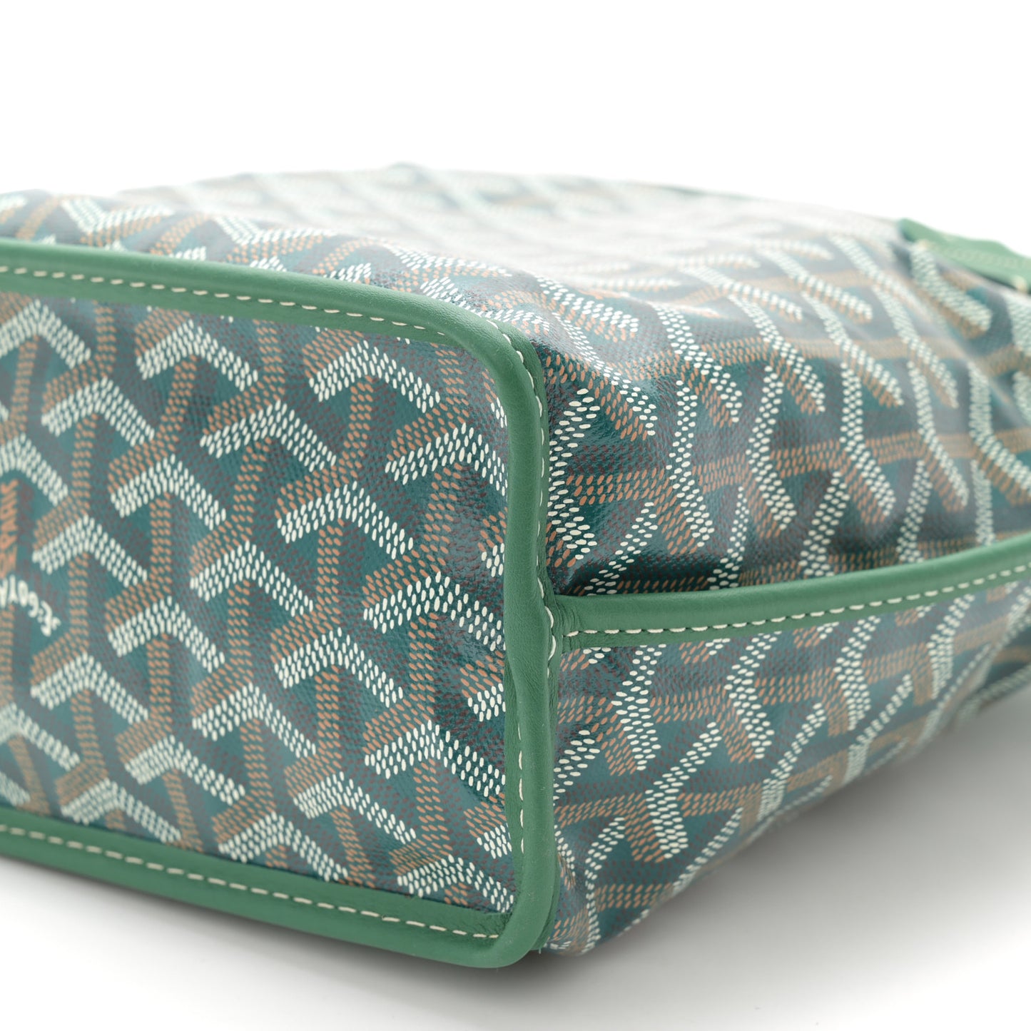 Goyardine Reversible Mini Anjou Green