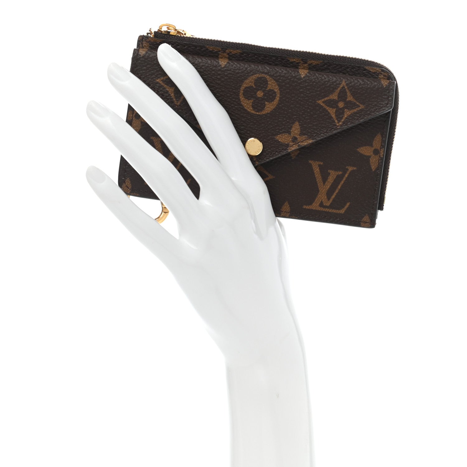 Louis Vuitton Monogram Recto Verso Card Holder Black 2 of 8